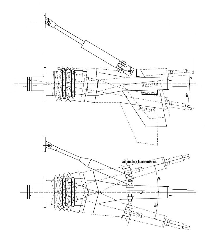 Top System TS 75 S Surface Drive, propulsion with surface propeller
