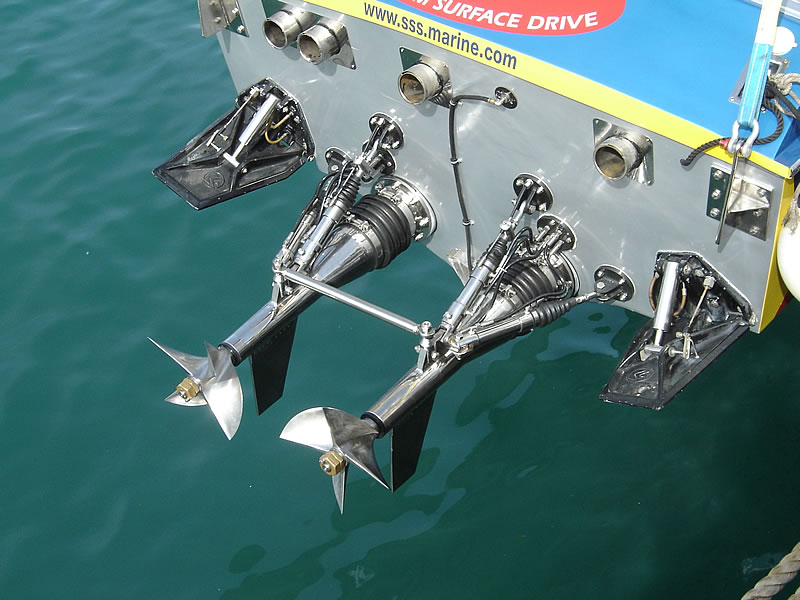 The oleodynamic cylinders Top System Surface Drive